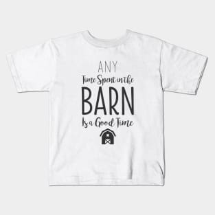 Fun Good Barn House Time Gift Kids T-Shirt